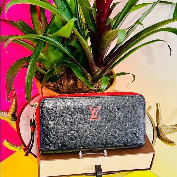 Louis Vuitton emptied Monogram Zipper round long bifold Black Wallet - Picture 7 of 16